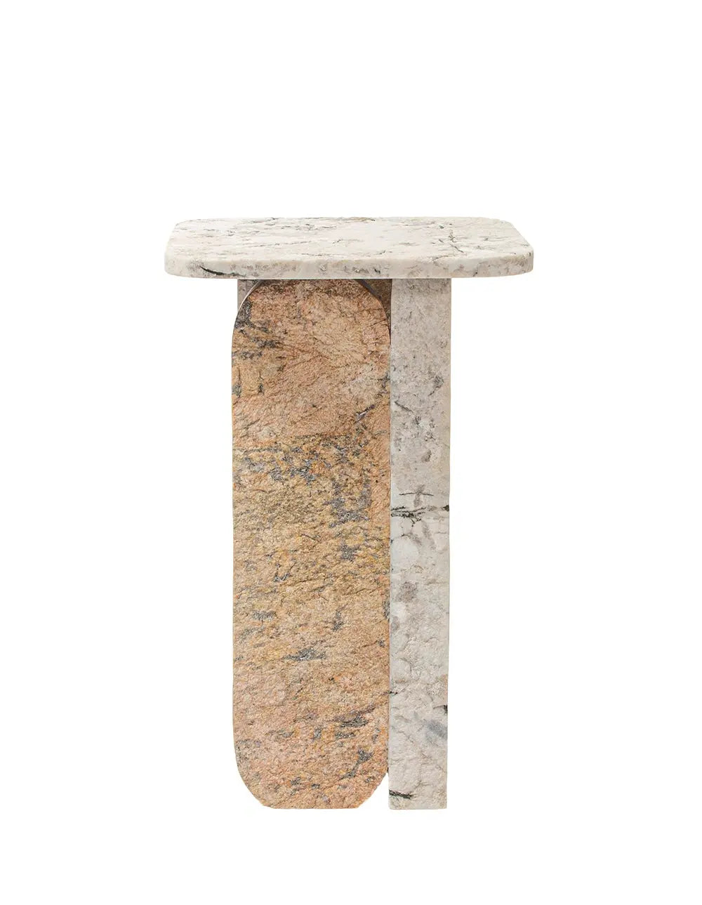 Marlo - Alaska white, Alaska beige | Side Table