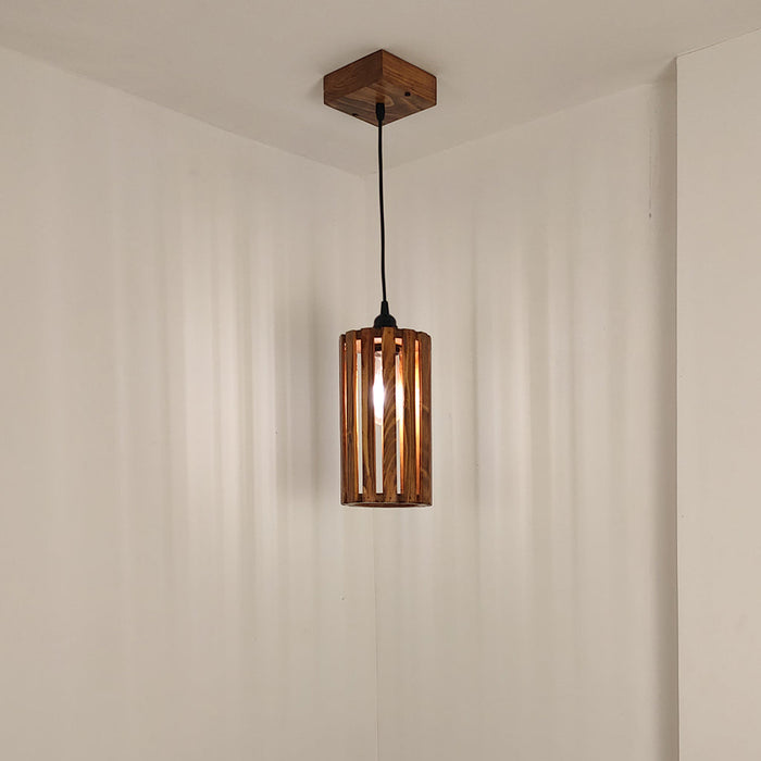 Casa Wooden Single Hanging Light