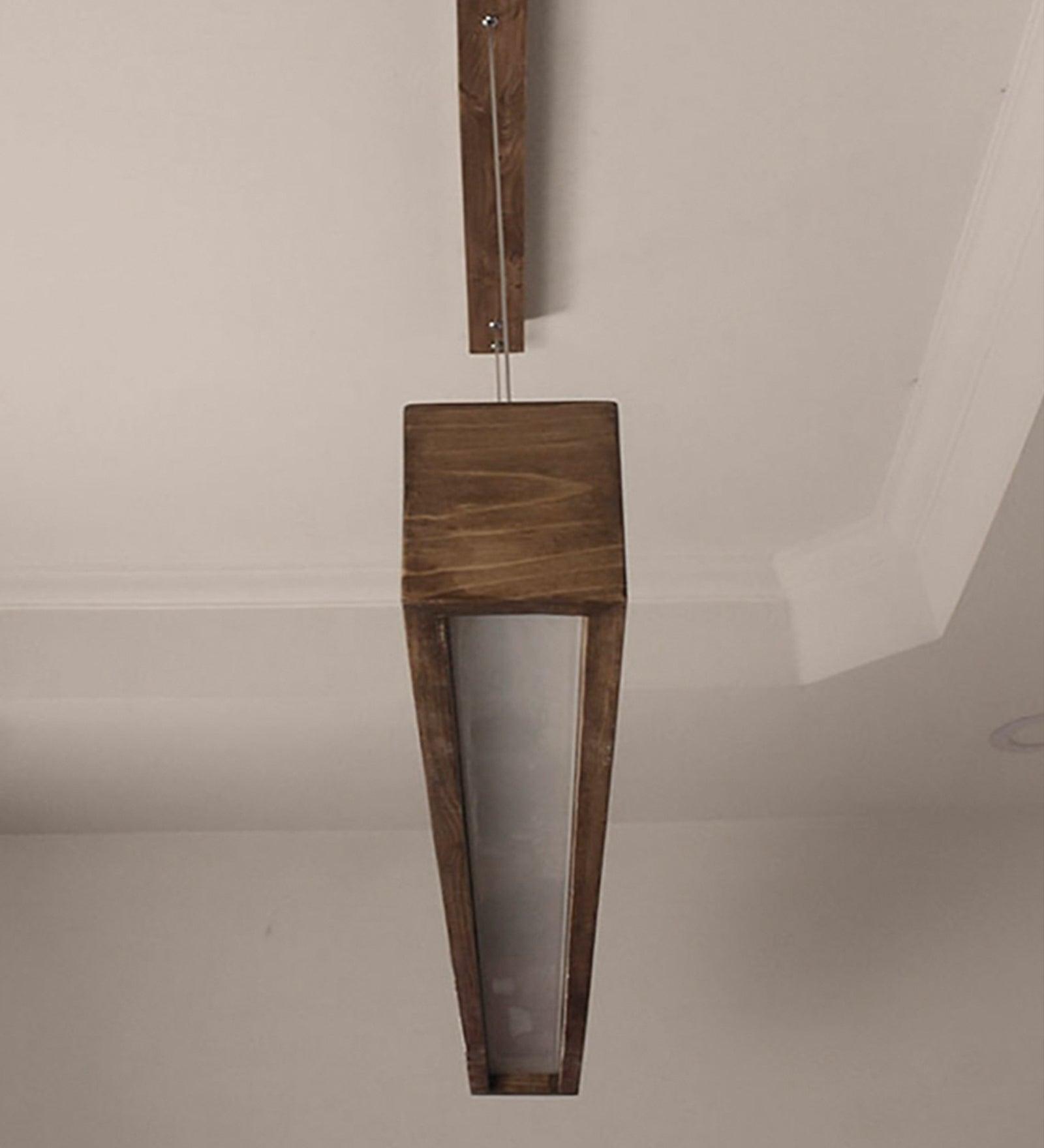 Clara Brown Wooden Led Hanging Lamp for Home Decor | Pendant Lamp