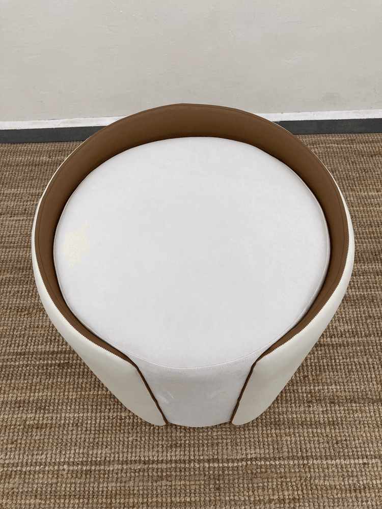 Glydia Ottoman | Fabric upholstery