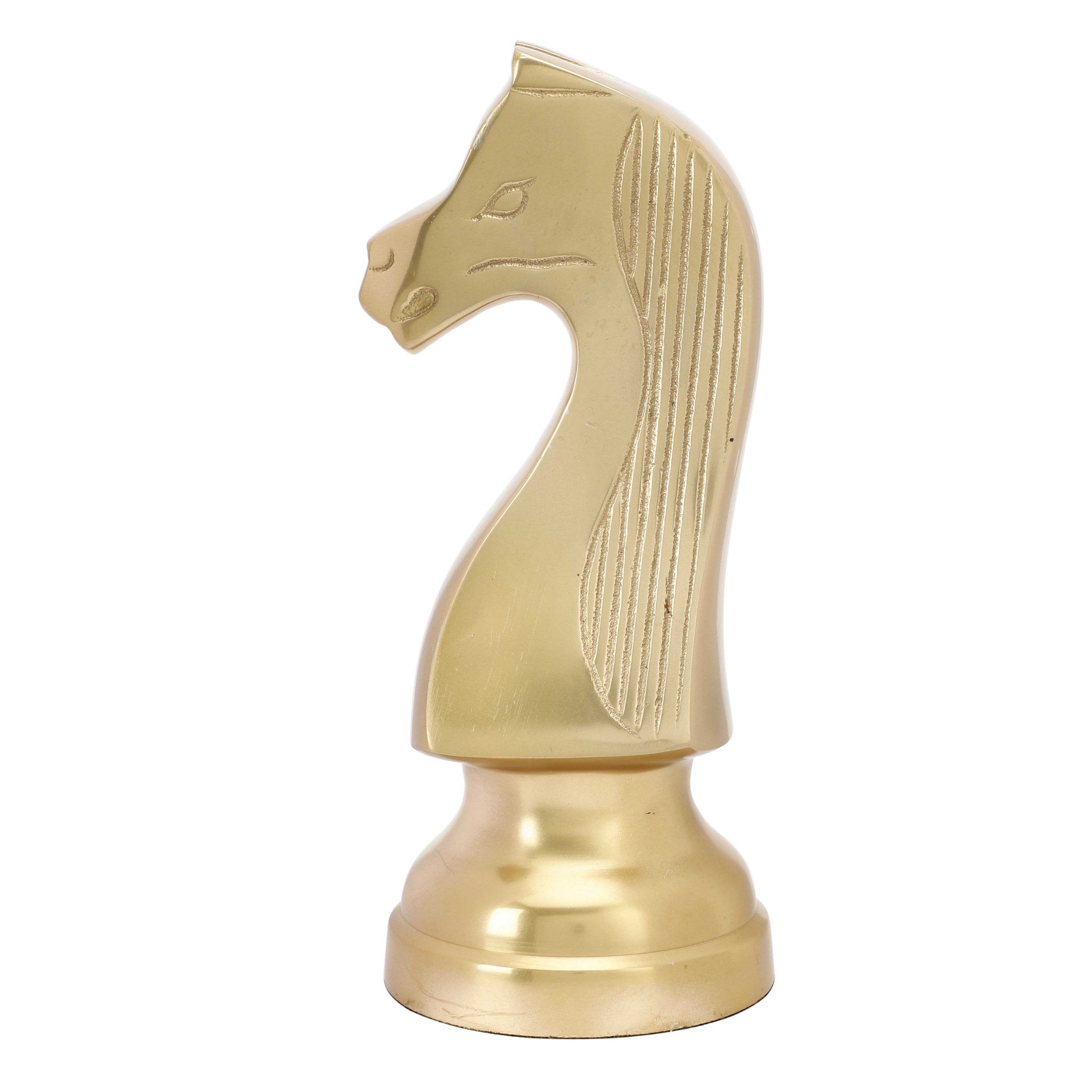 Chess Horse Gold Showpiece