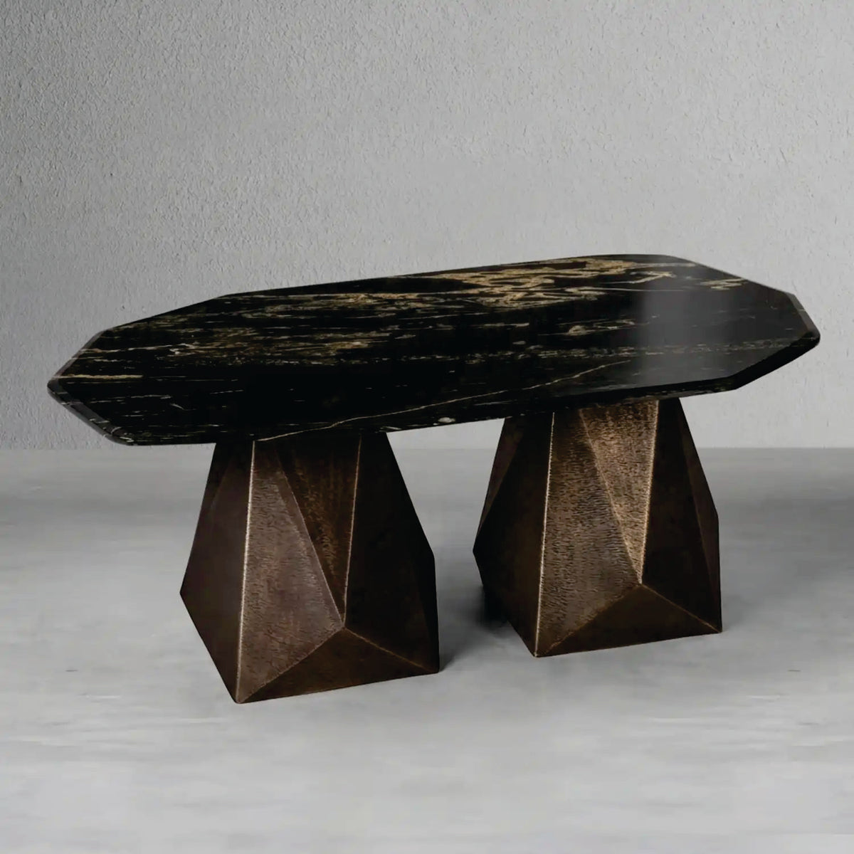 Facet Marble Coffee Table