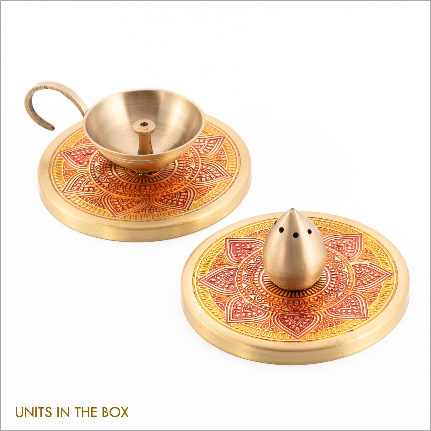 Gift Box : Puri Diya + Incense Holder