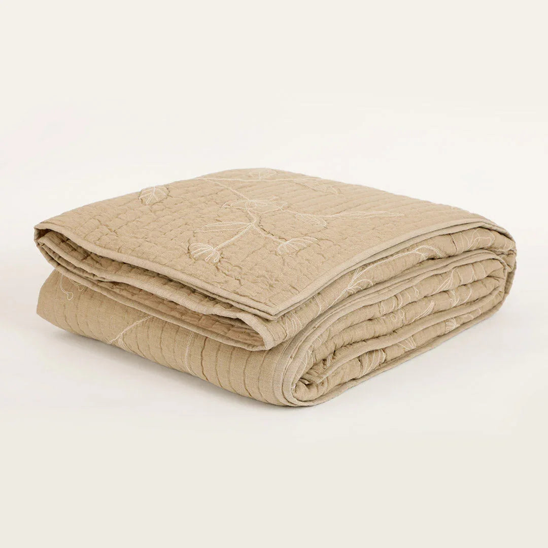 Whimsy Embroidered Bedspread