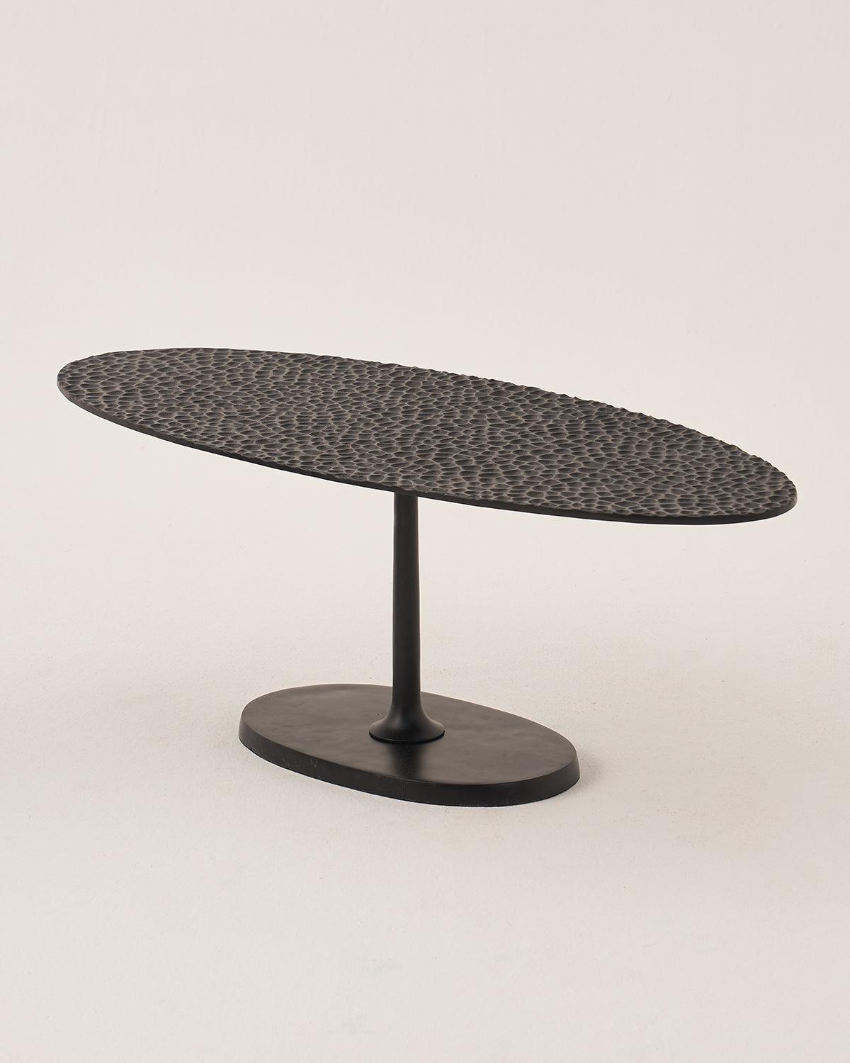 Hive Coffee Table for Living Room | Coffee Table with Pedestal Base | Designer Center Table