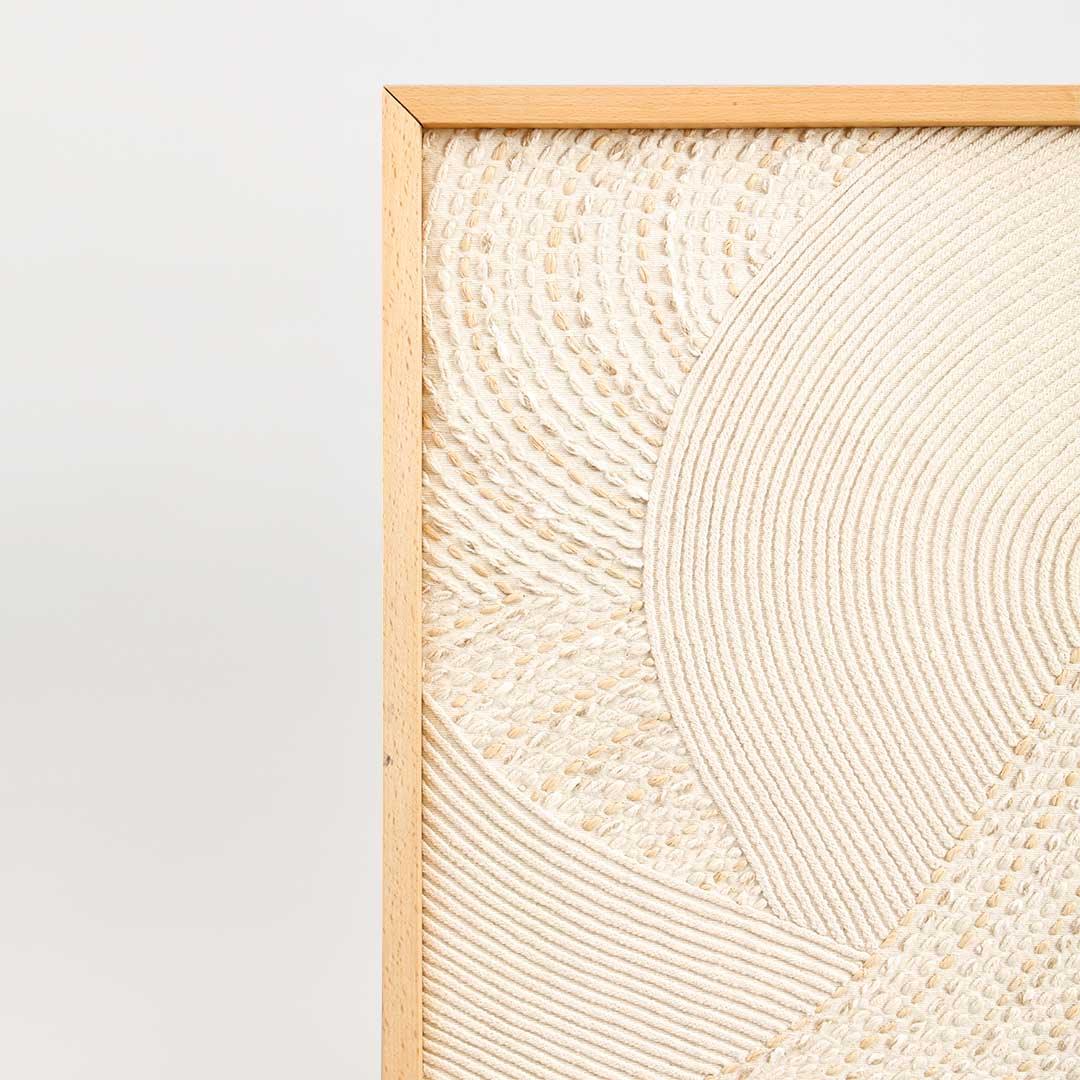 Hester Embroidered Rectangle Wall Art