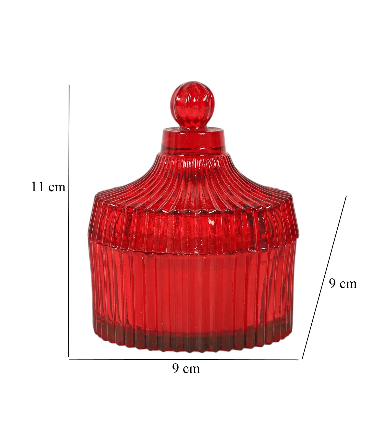 Elara Crimson Candle