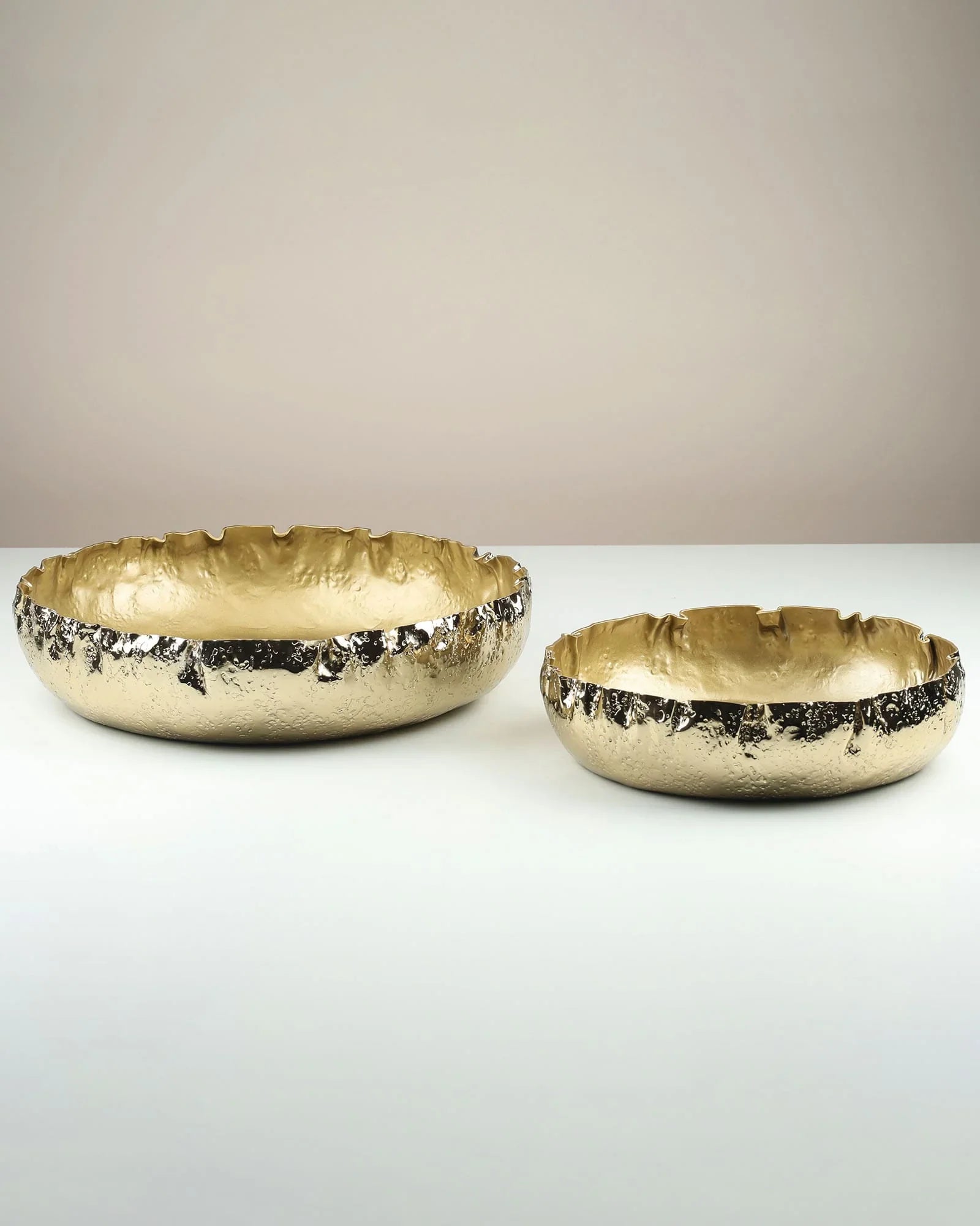 Iris Bowl | Brass Finish in Gold Color