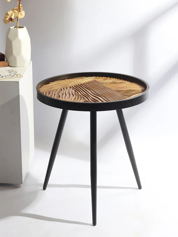 Dune Round Side Tables Set | Sculptural Nesting Tables