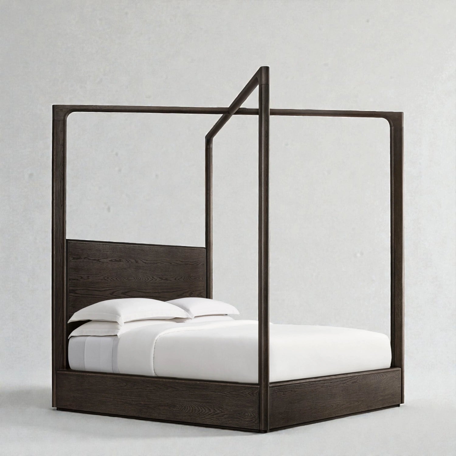 Brixton Solid Ash Wood King Size Bed