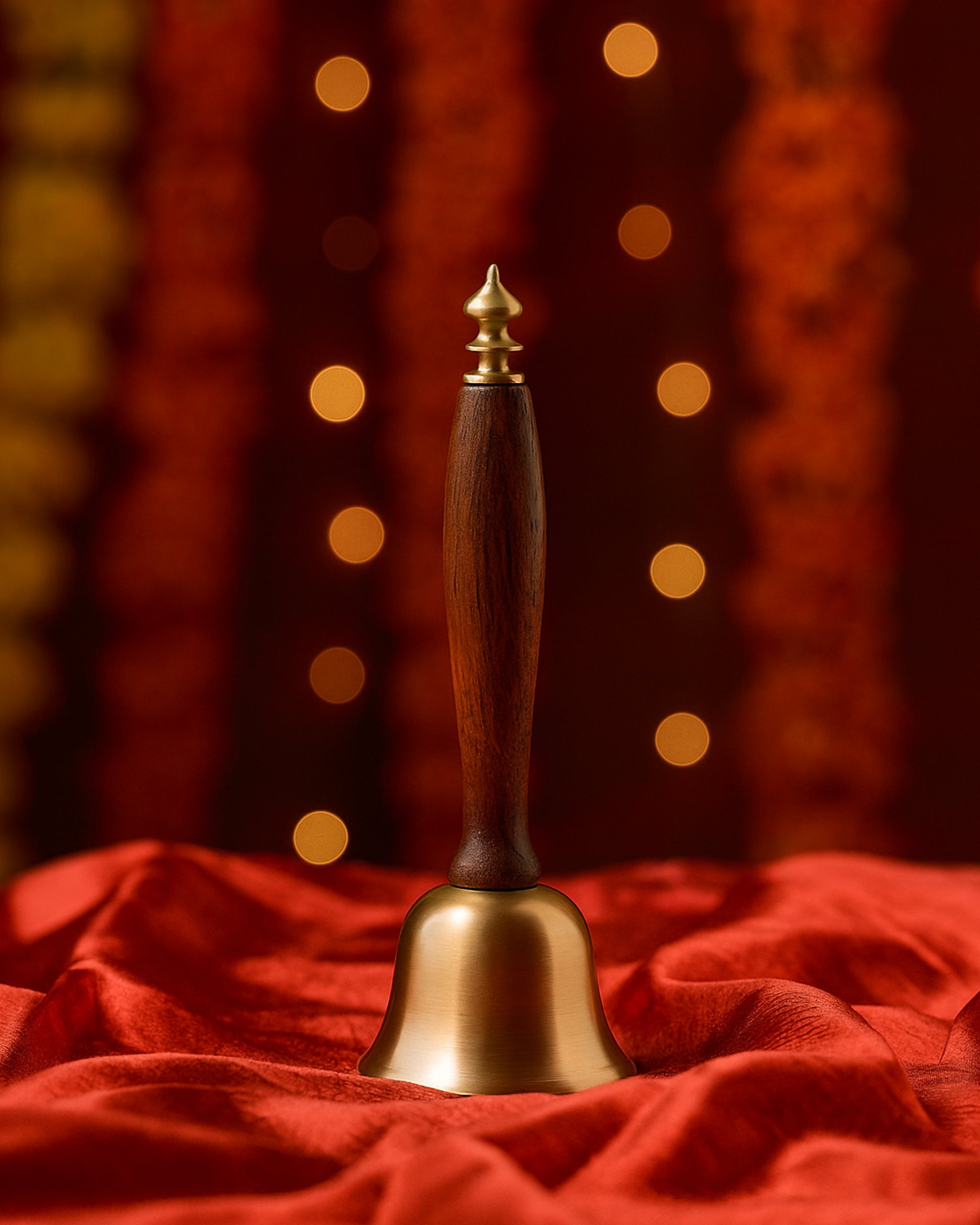 Bell_D2 | Casted Brass And Wood