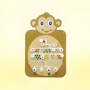 Learning Wall Mounted Monkey Wall Toy for Kids is fun