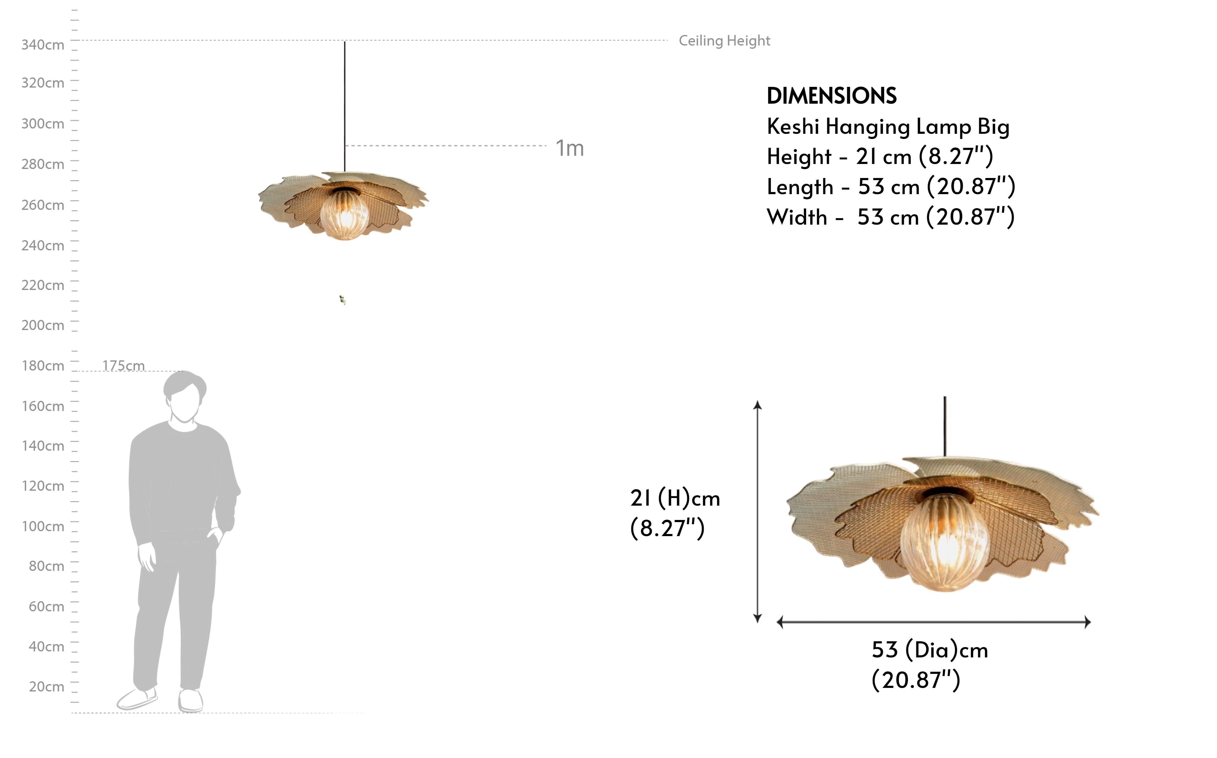 Keshi Hanging Lamp Big