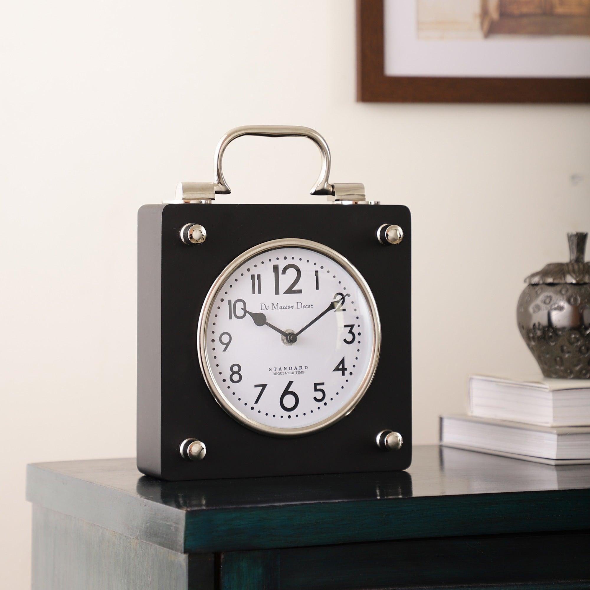 Cube Keeper Clock | Modern Cube Clock | Vintage Clocks | Unique Design clock for Home & Office