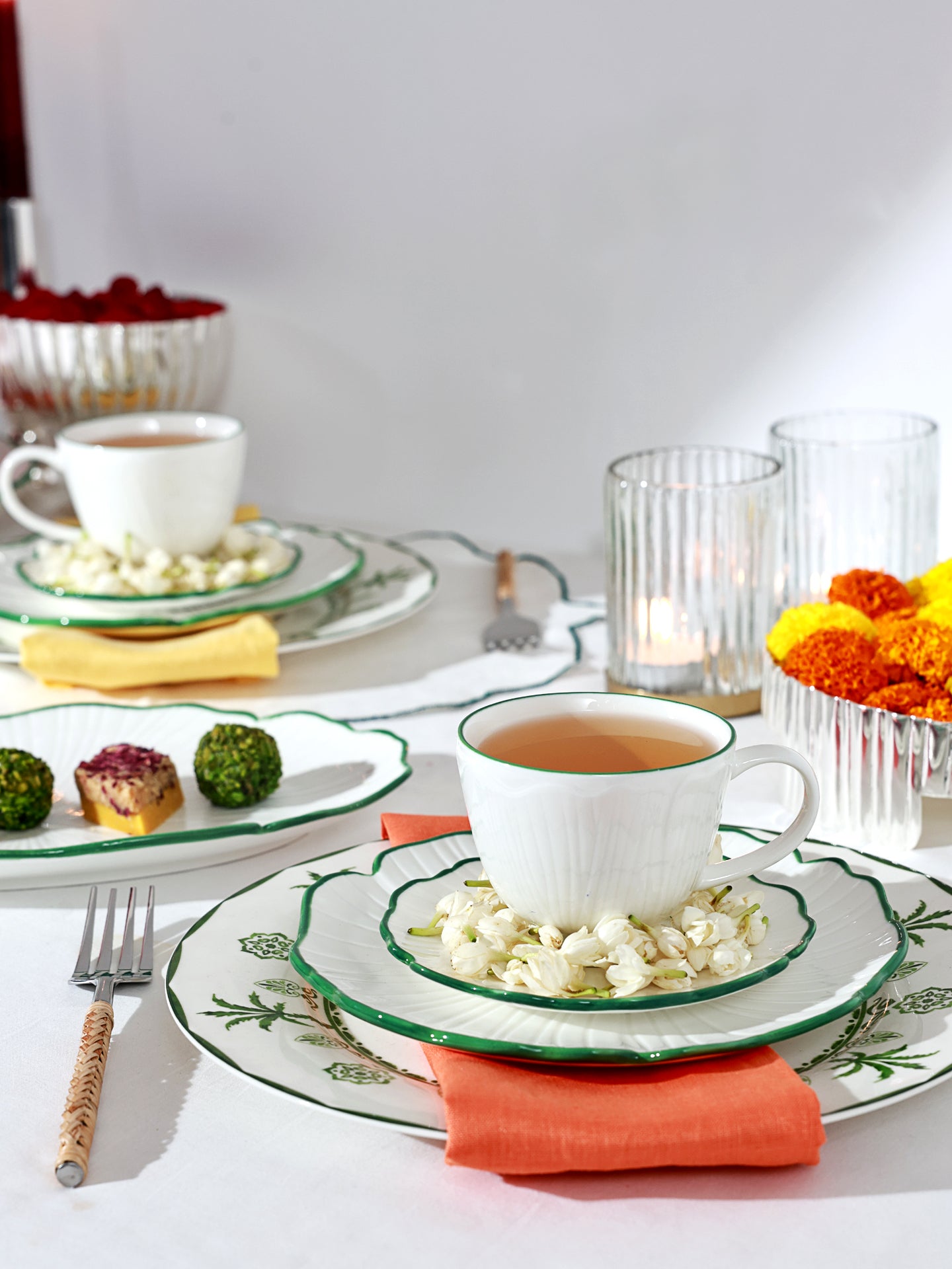 Edge of Evergreen Tea Set