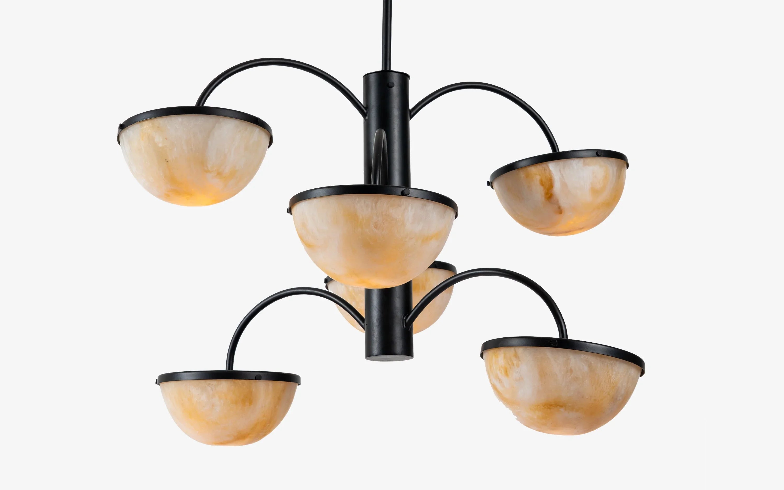 Crater Chandelier | Mild Steel and Resin