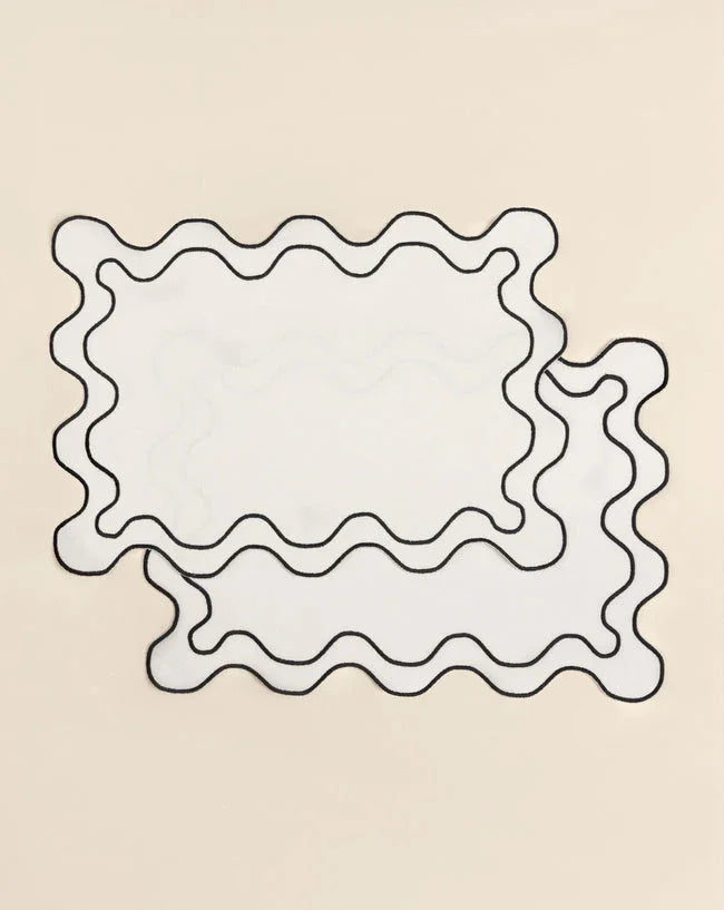 Scalloped Placemats - Set of 2