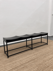 Baron Bench | Solid Teak Wood And Metal