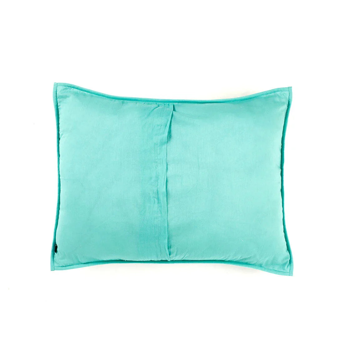 Erica Green Quilt With Sham Set