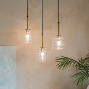 Unio Cluster Hanging Lamp | Mild Steel and Glass