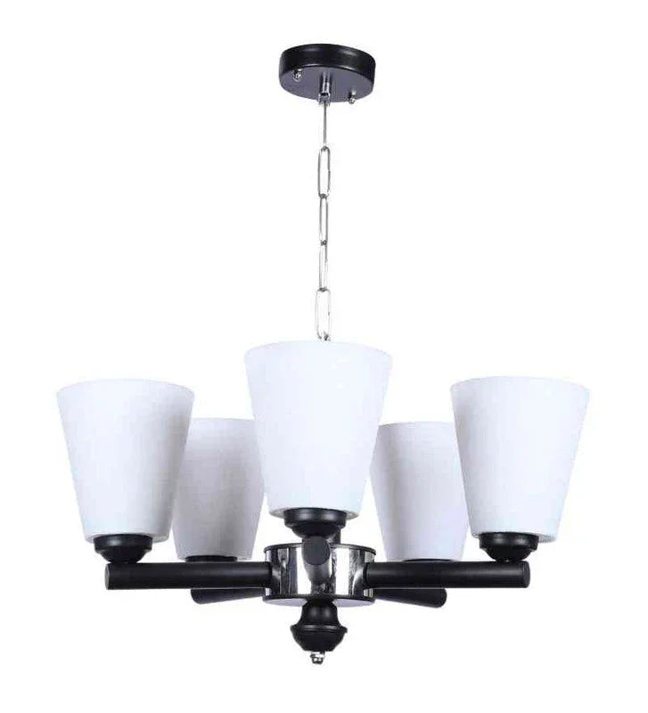 Black Iron Chandelier | E27 holder | without Bulb | Nevia