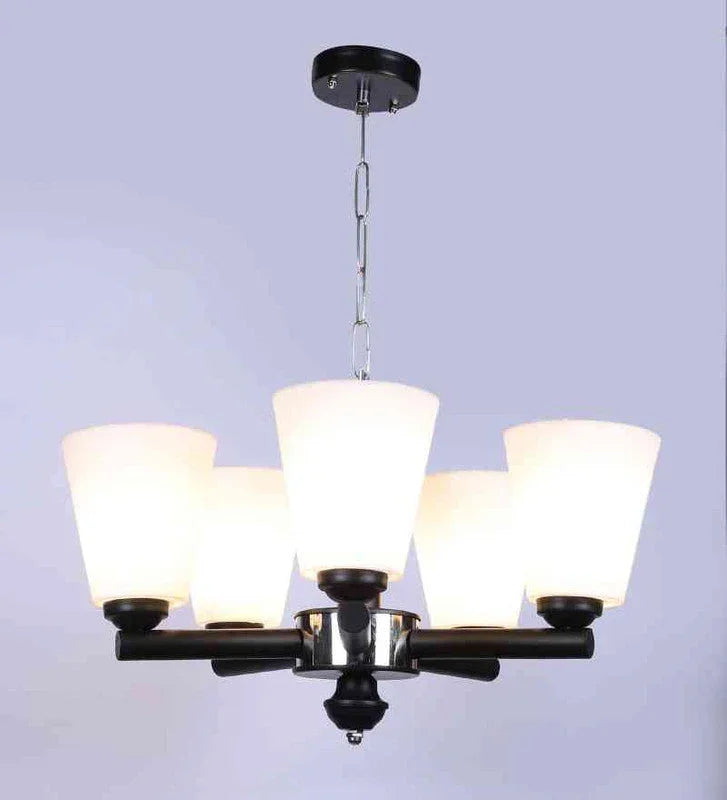 Black Iron Chandelier | E27 holder | without Bulb | Nevia