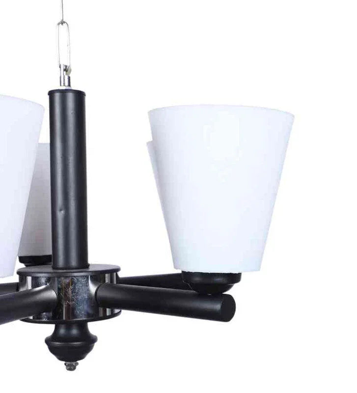 Black Iron Chandelier | E27 holder | without Bulb | Nevia