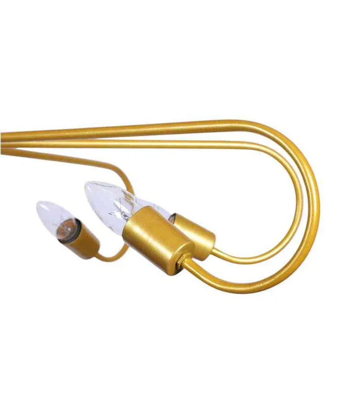 Antique Gold Iron Chandelier | E27 holder | without Bulb | Thelia