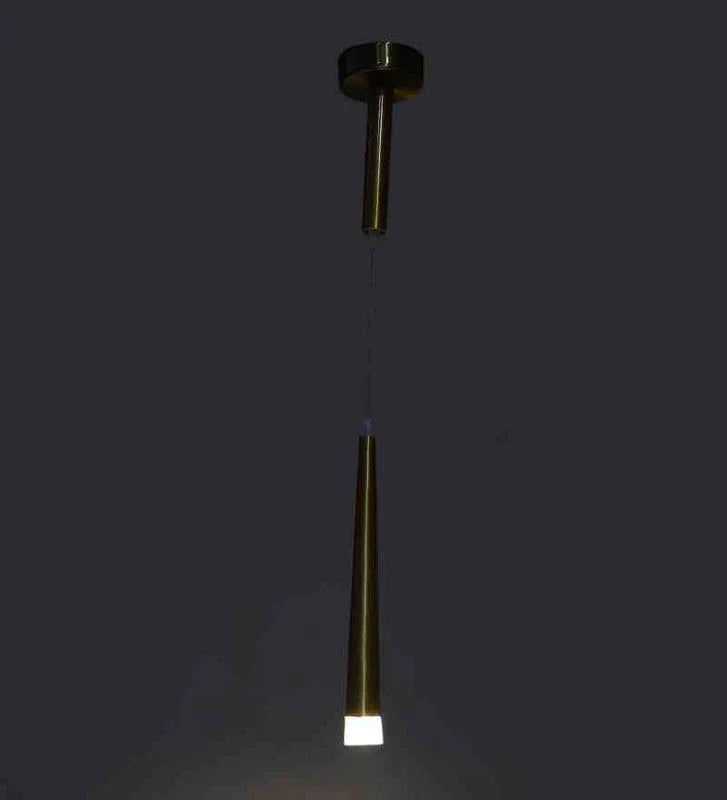Gold Iron Hanging Light | Inbuilt LED |  Soraya