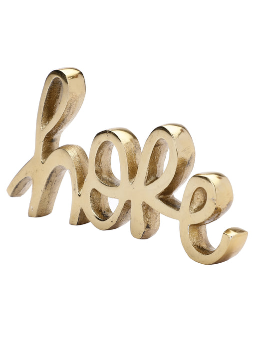 Tabletop FreeStanding | Sign - Hope - Gold