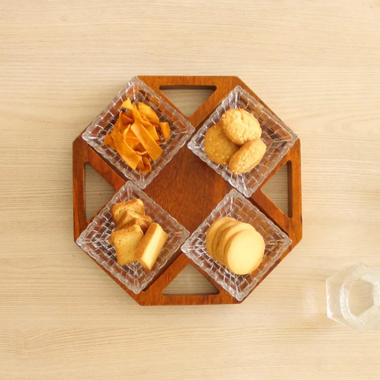 Octagonal Platter 2.0 |  Mango Wood