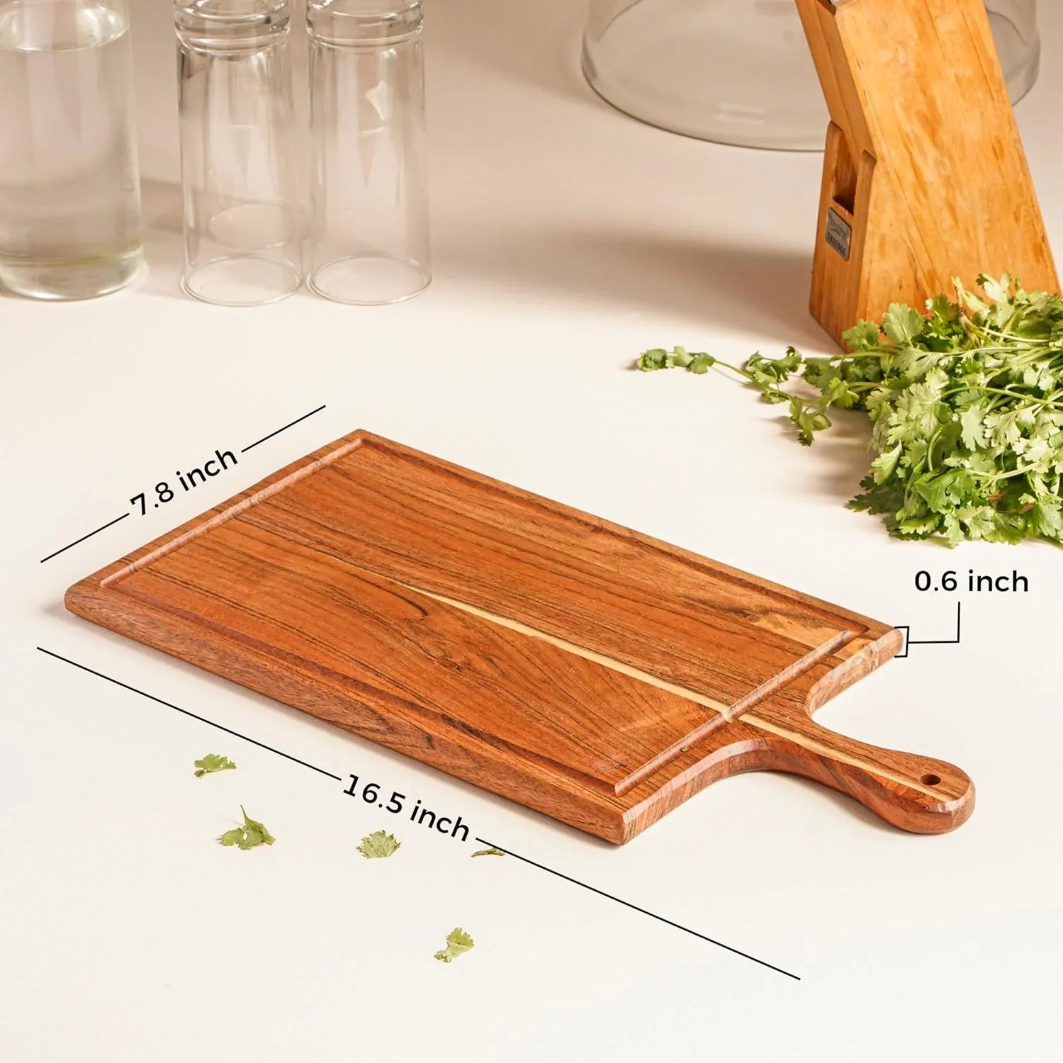 Acacia Wood Cutting Board cum Platter