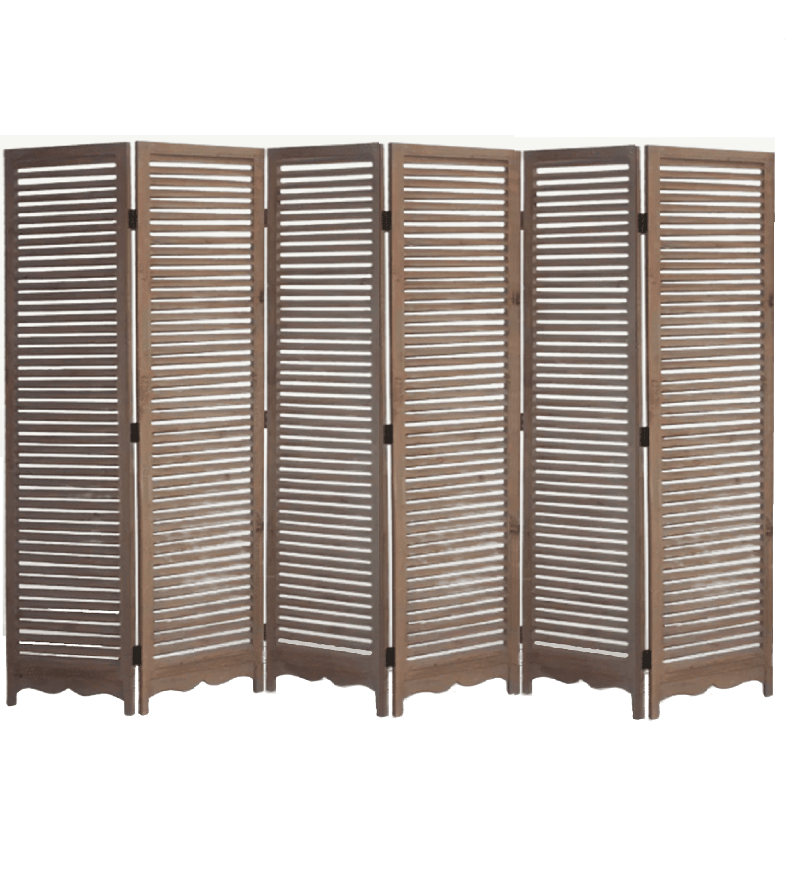 MDF Jali & Mango Wood Room Separator in Folding Style