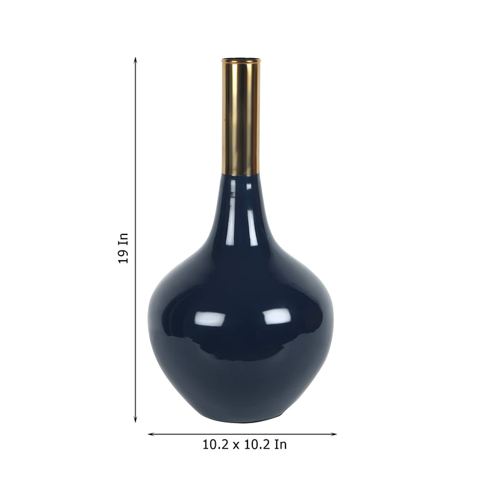 Stout Deidra Dim grey Brass Vase