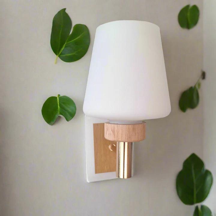 Creative Wood Wall Lantern Modern Simple Wall Light Style 2