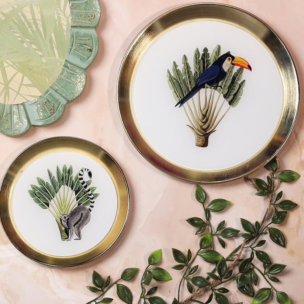 Jungle Tropical Decorative Wall Plate | Wall Hanging Plates for Wall Decor - 1Pc