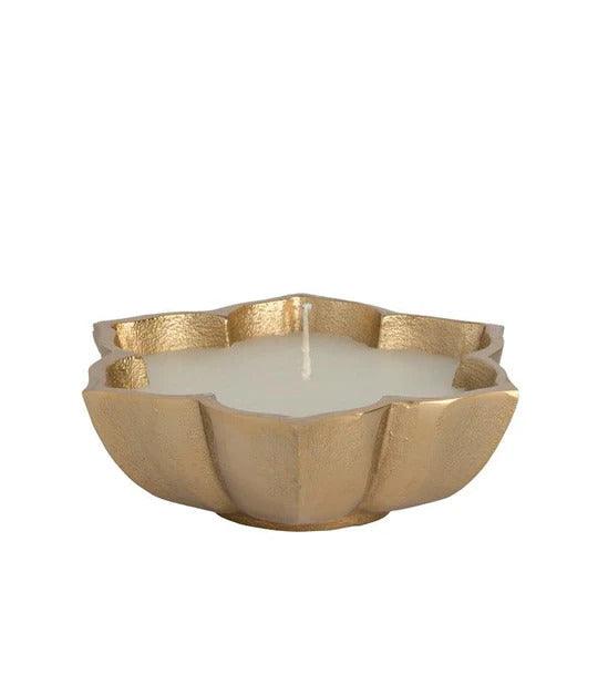 Set Of 2 Alumnum Cast Aroma Candle