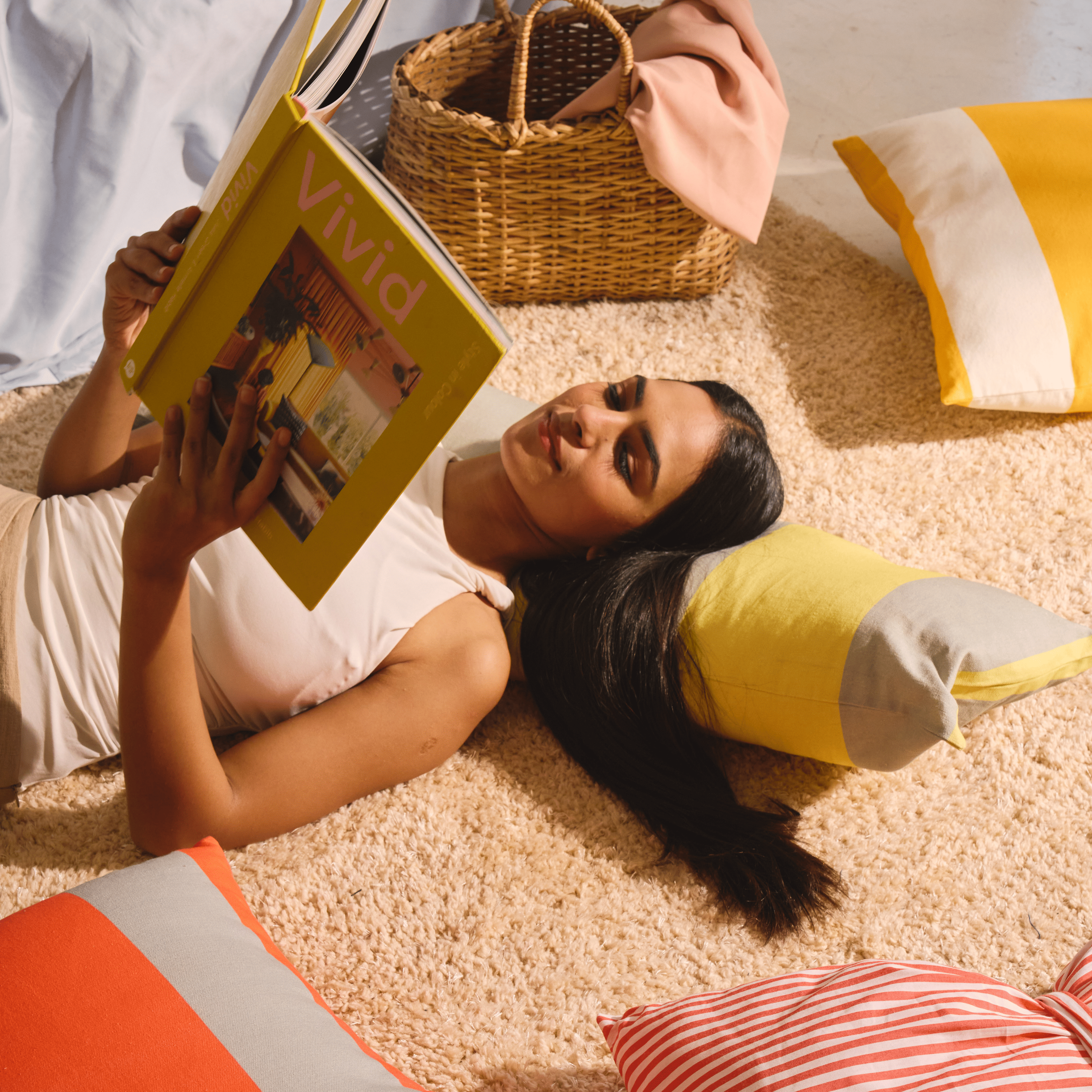 Colouways Cushion Cover - Buttercream