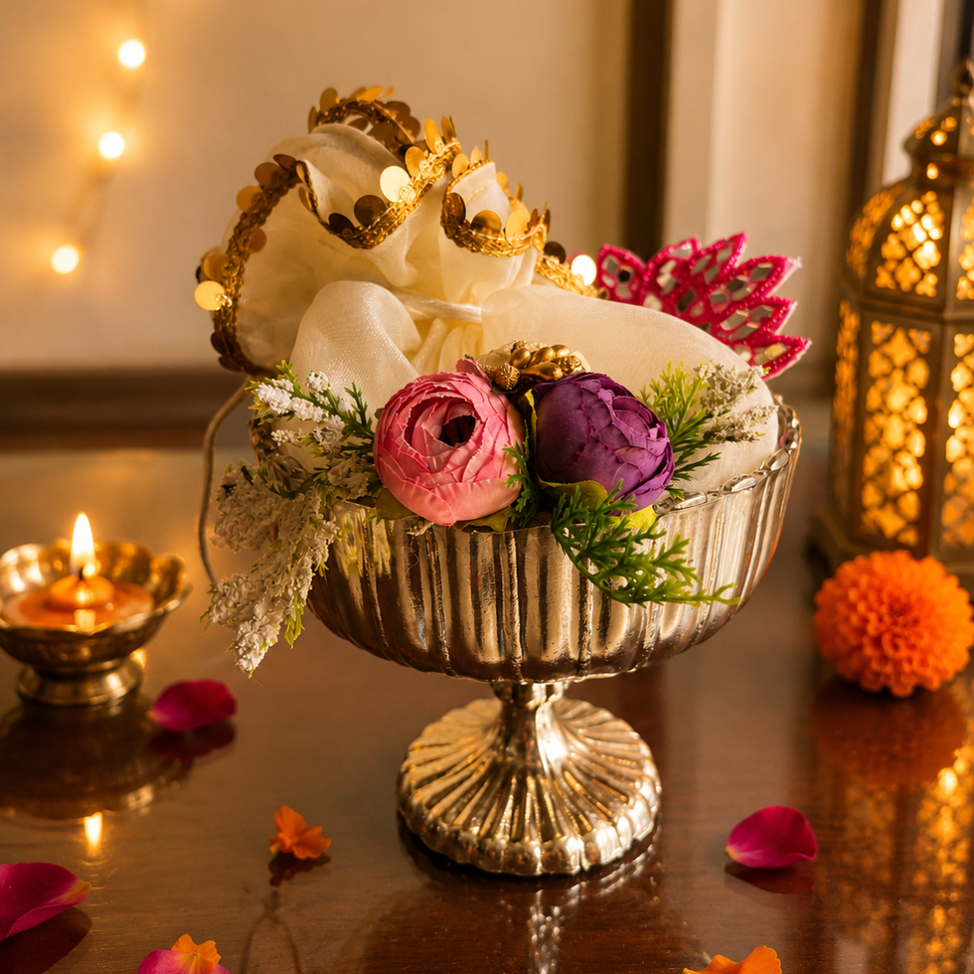 Silver Shagun Urli Diwali Gift Hamper