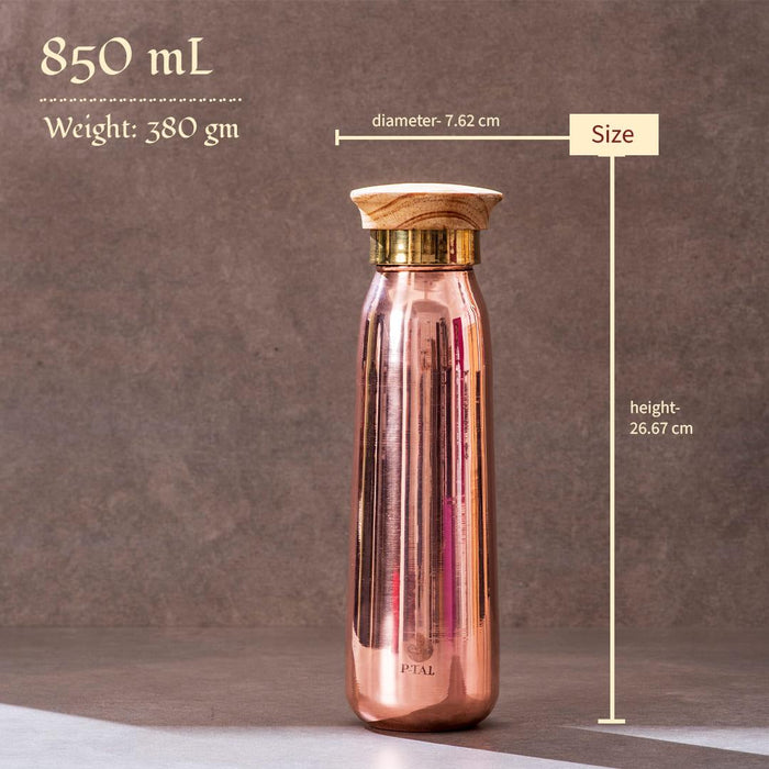 Copper Water Bottle in a Gift Box