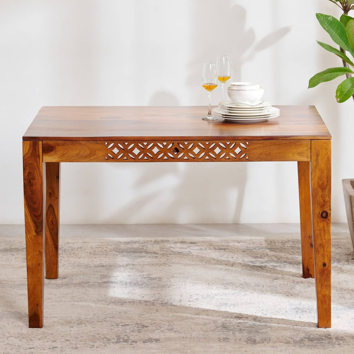 Mercury Dinning Table | Sheesham Wood,