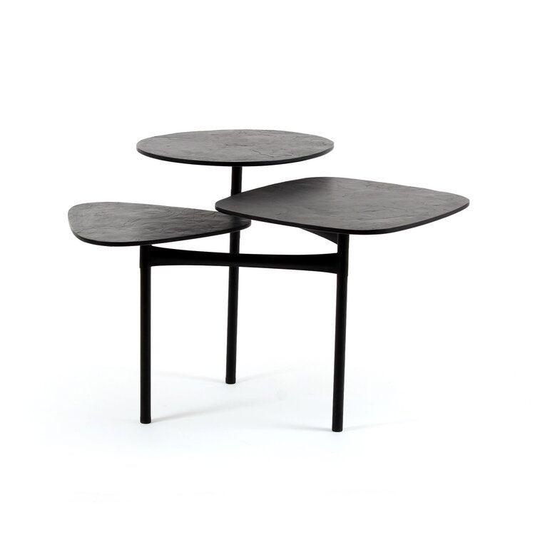 Tumbled Table | Cast Aluminum Mild Steel Veneer