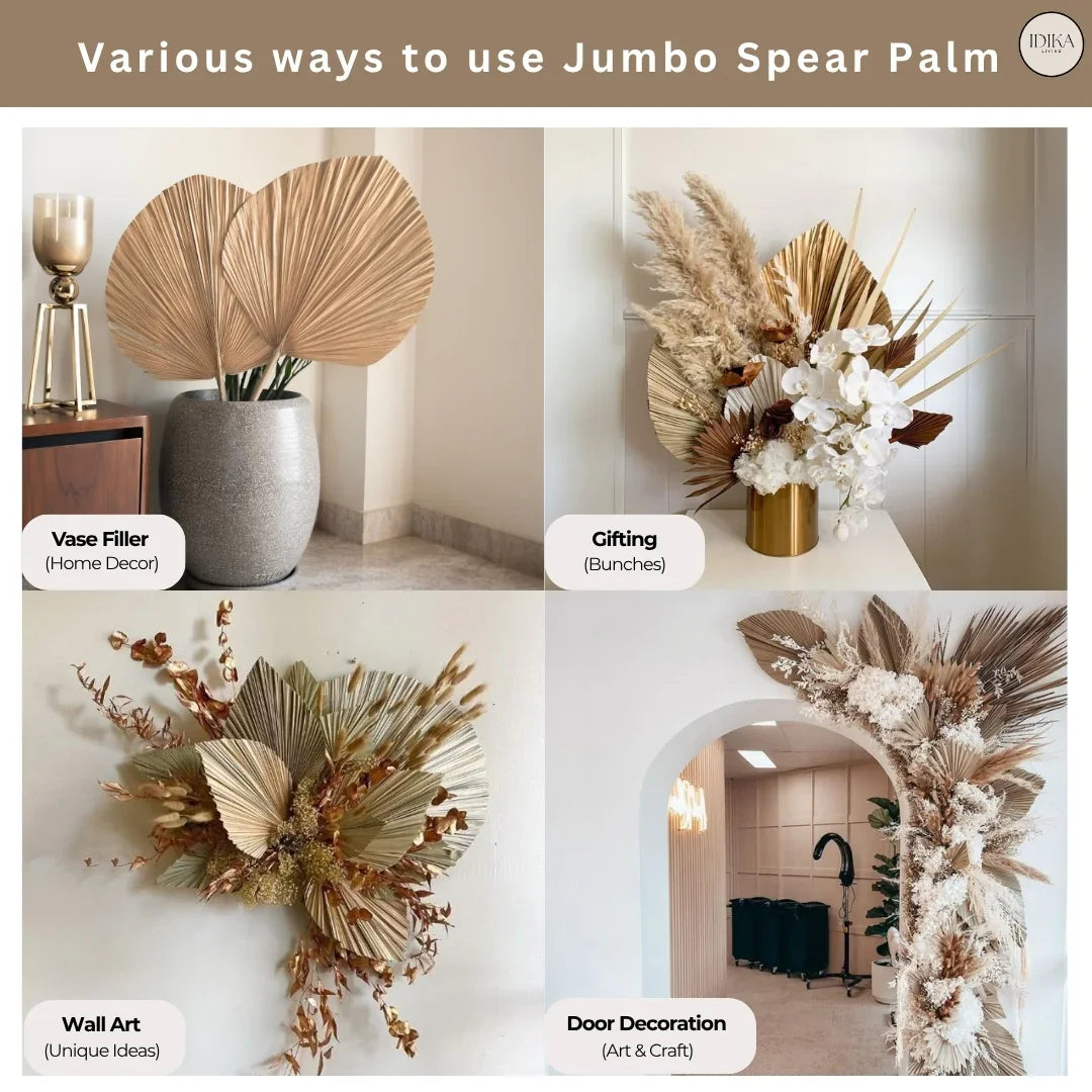 Jumbo Spear Palm | Natural