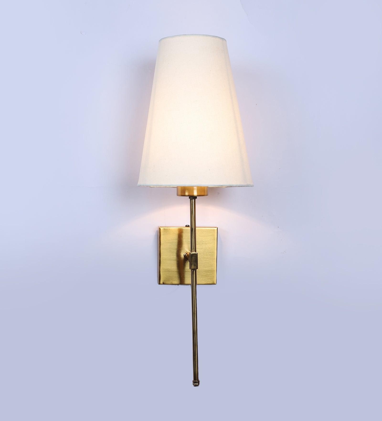 Gold Metal Wall Light | Holder Type : E27 holder ( without Bulb )