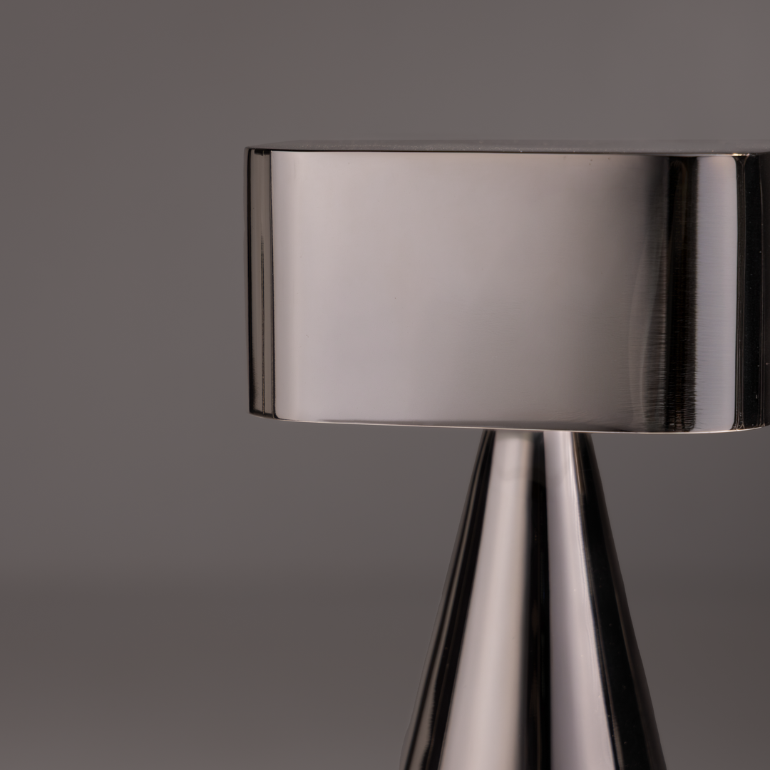 Chrome Portable Lamp