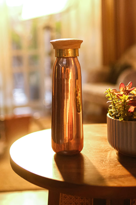 Copper Water Bottle in a Gift Box