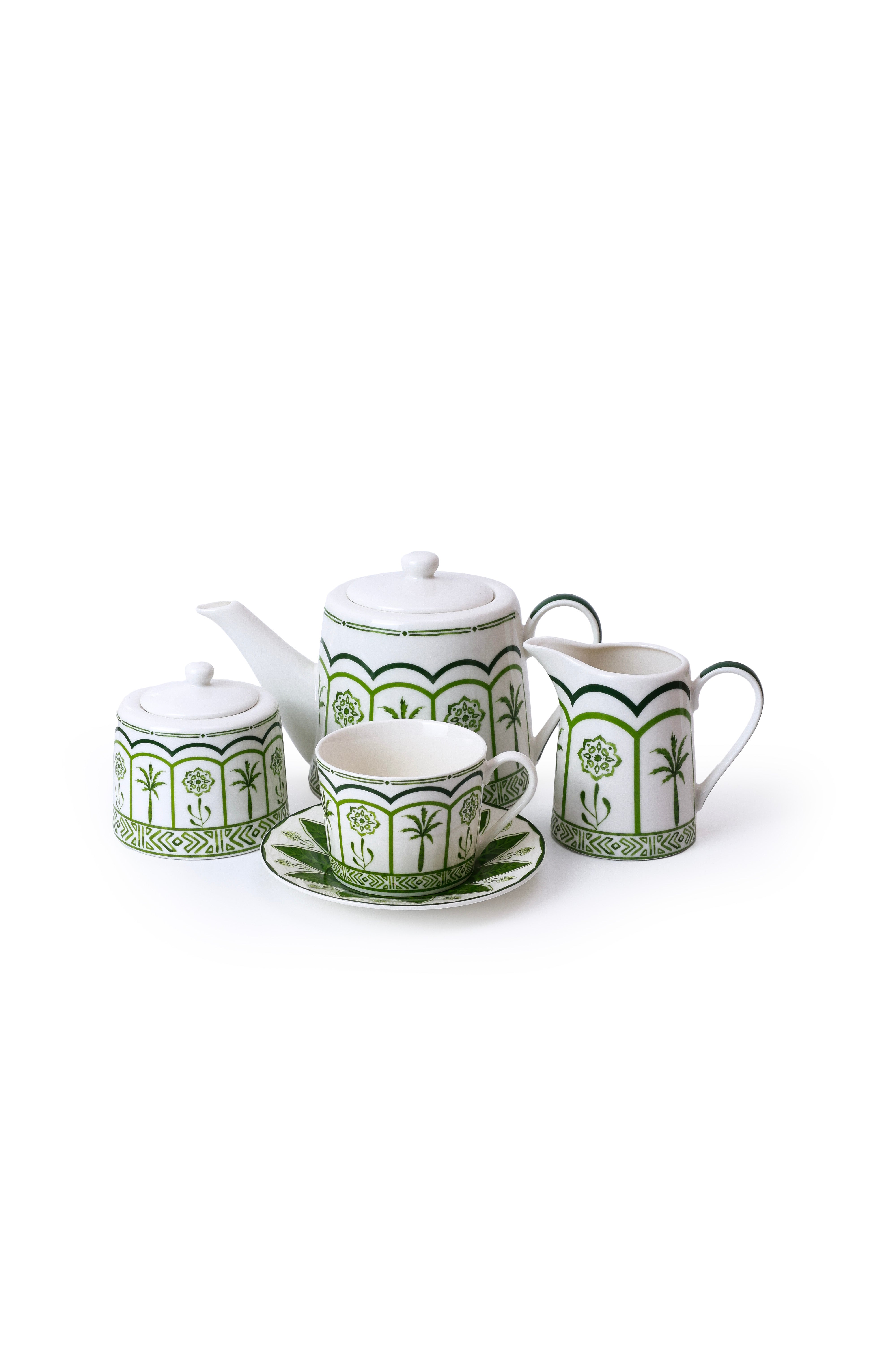 Green Lush Tea Set