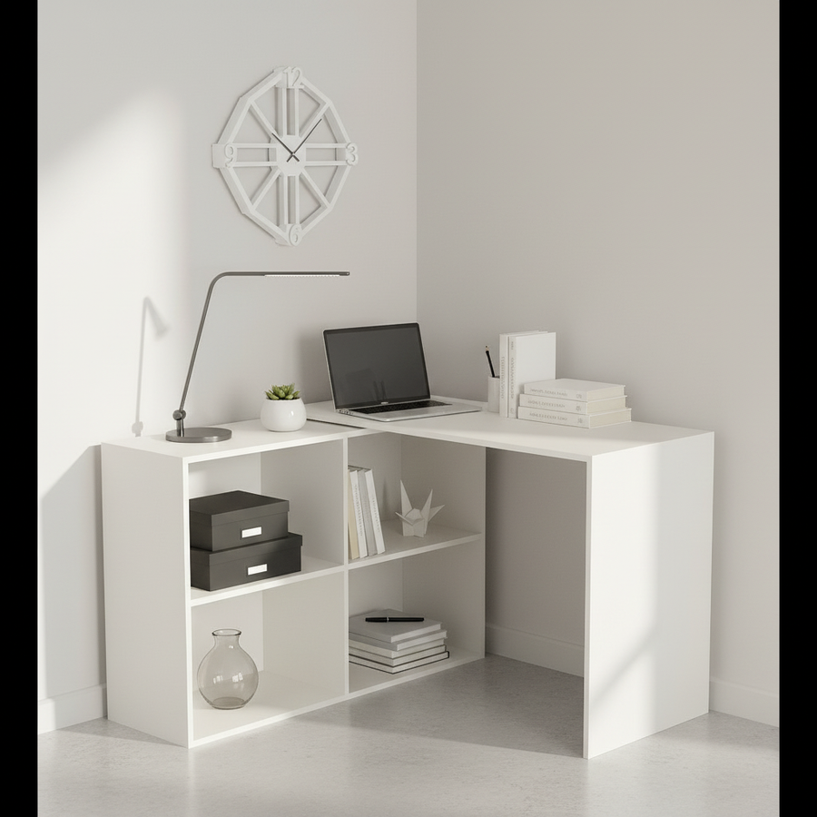 Study Table for Home Office with Storage - Maggen
