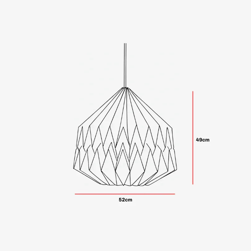 Big Pleat Pendant Lamp