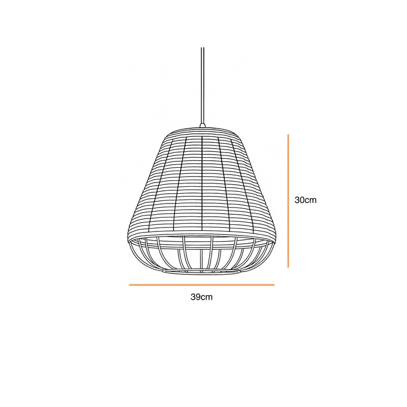Meiji Collection - Tapered Dome Pendant Light